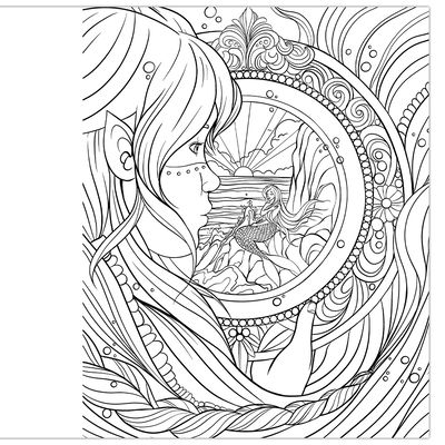 Magic Mirrors Colouring Book image number 3