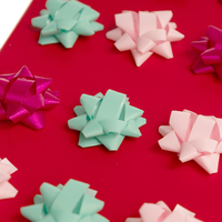 Christmas Foiled Bows: Pack of 12