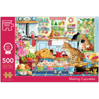 Making Cup Cakes 500 Piece Jigsaw Puzzle image number 1