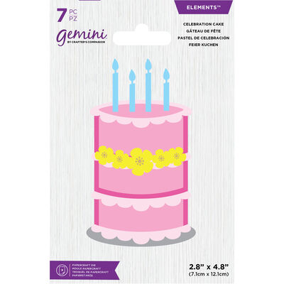 Gemini Mini Elements Die - Celebration Cake image number 1