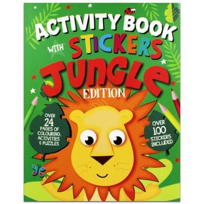 Jungle Activity Book with Stickers image number 1