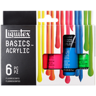 Liquitex Basics Fluorescent Acrylic Paint Set: Pack of 6 image number 1