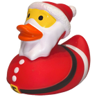 Large Festive Santa Duck image number 1