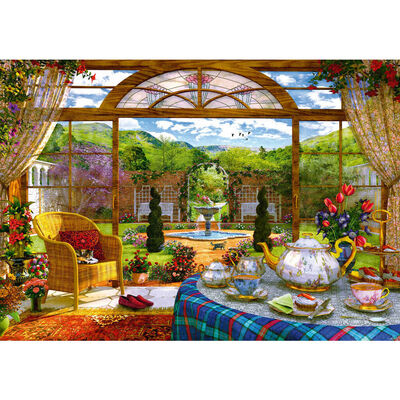 Afternoon Tea 1000 Piece Jigsaw Puzzle image number 2