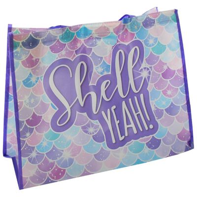 Mermaid Shell Reusable Shopping Bag image number 1