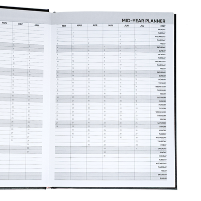 A5 Mid-Year 26-27 Diary: Black image number 3