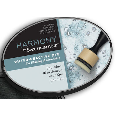 Harmony by Spectrum Noir Water Reactive Dye Inkpad - Spa Blue image number 4