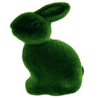 Faux Fur Grass Easter Bunny: 16cm image number 1