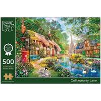 Cottageway Lane 500 Piece Jigsaw Puzzle