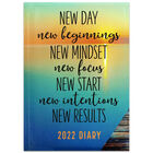 A5 New Day, New Beginnings 2022 Day a Page Diary image number 1