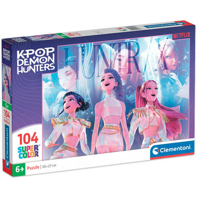 K-Pop Demon Hunters 104 Piece Jigsaw Puzzle image number 1