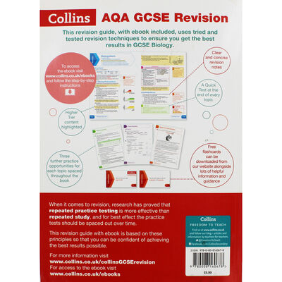 AQA GCSE Biology Revision Guide image number 3