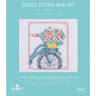 Mini Cross Stitch Kit: Bicycle image number 1