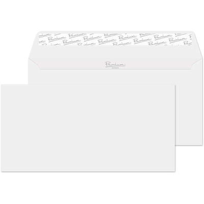 Diamond White Smooth DL Self Seal Envelopes Pack of 50 image number 1