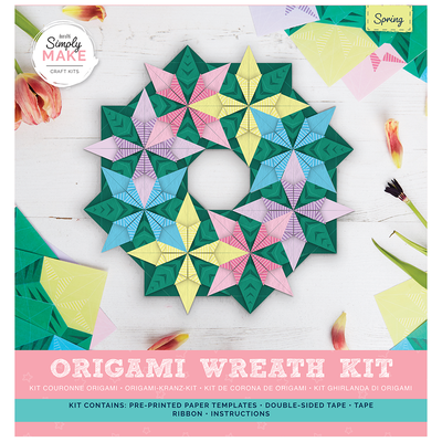 Simply Make: Origami Wreath Kit image number 1