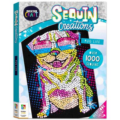 Curious Craft Sequin Creations: Pug Life image number 1