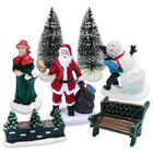 Christmas Village Figurines: Pack of 7 image number 1