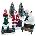 Christmas Village Figurines: Pack of 7 image number 1