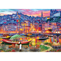 Porto Harbour 1000 Piece Jigsaw Puzzle