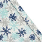 Christmas Gift Wrap 4m: Assorted Navy Merry Christmas image number 1