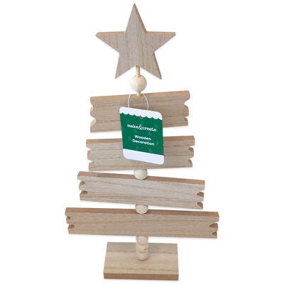 Wooden Twistable Christmas Tree Decoration image number 1