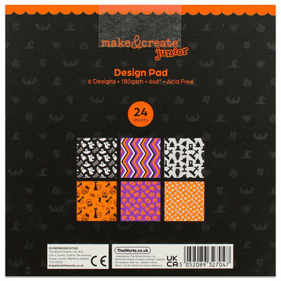Spooky Halloween Design Pad: 6 x 6 Inches image number 2