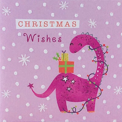 Dinosaur Christmas Cards: Pack Of 20 image number 5