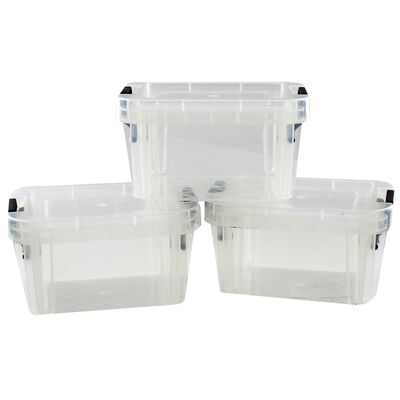 0.2L Stackable Storage Boxes - Set of 3 image number 2