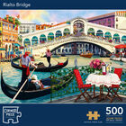 Rialto Bridge 500 Piece Jigsaw Puzzle image number 1