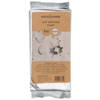 Make & Create 1kg Air Drying Clay: White