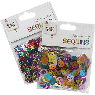 Bright Craft Sequins - Assorted image number 2
