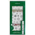 Make Your Own Christmas Crackers Set: Silver Snowflakes image number 1