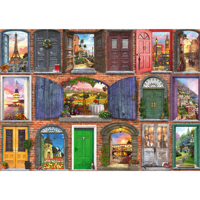 Travel Doors 1000 Piece Jigsaw Puzzle image number 2