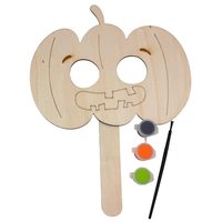 Colour Your Own Wooden Mask