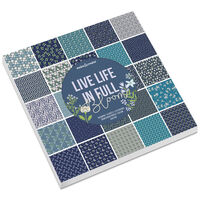 Live Life in Full Bloom Design Pad: 12 x 12 Inches