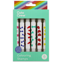 Cute Crew Colouring Stamps: Pack of 6