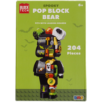 Block Tech Spooky Pop Block Bear Set: Assorted