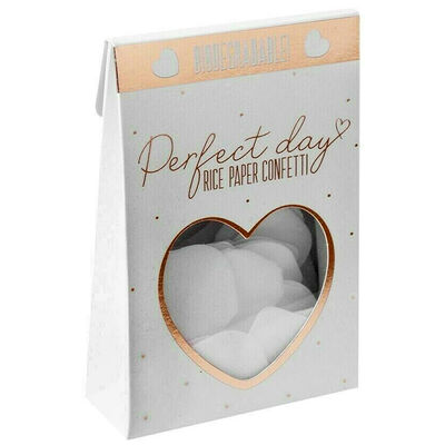Biodegradable Rice Paper White Confetti image number 1