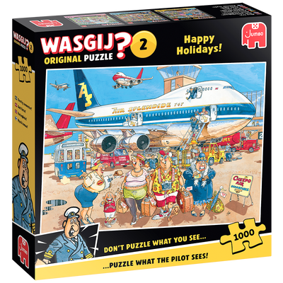 Wasgij Original 2 Happy Holidays! 1000 Piece Jigsaw Puzzle image number 1