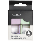 Eraser & Sharpener Set: Pack of 4 image number 1