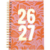 B5 Mid-Year 26-27 Diary: Floral