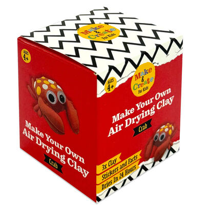 Make Your Own Mini Clay Figure: Crab image number 1