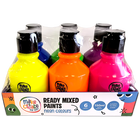 Ready Mixed Neon Paints: Pack of 6 image number 1