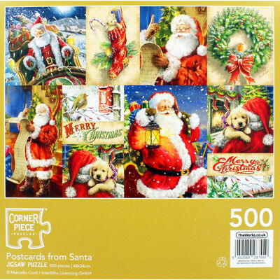 Postcards from Santa 500 Piece Jigsaw Puzzle image number 4