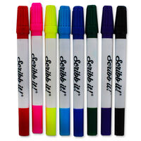 Scribb It Double-Ended Stamp Markers: Pack of 8