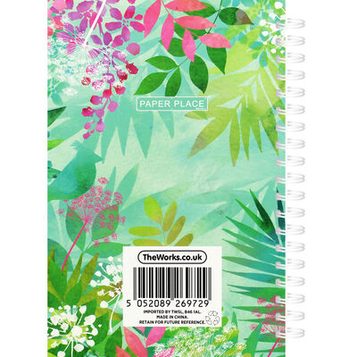 A6 Floral Wiro Lined Notebook image number 3