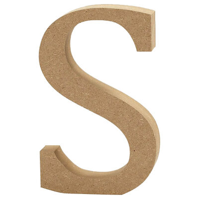 MDF Letter: S image number 1