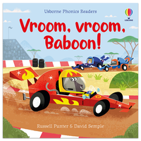 Vroom, vroom, Baboon!
