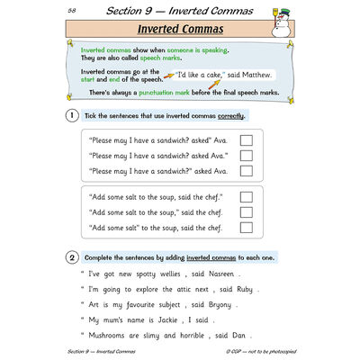KS2 English Targeted Question Book Grammar, Punctuation & Spelling: Year 3 image number 3