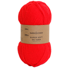 DK Acrylic Yarn: Red 100g image number 1